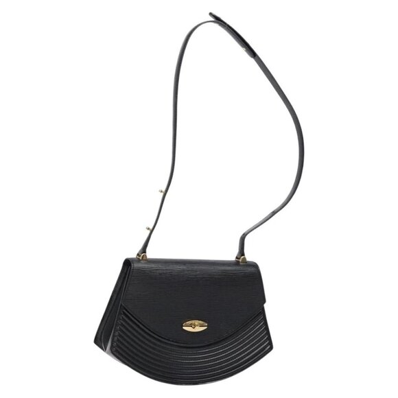 LOUIS VUITTON Epi Tilsitt Shoulder Bag Black M52482 LV Auth BA5230 - Picture 2 of 16